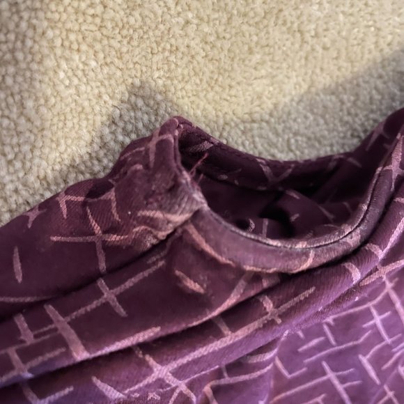 Purple Pencil Wrap Dress - Picture 9 of 10